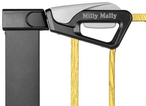 Bezpečnostná zábrana GUARDY 104 s rozšírením, čierna / prírodná