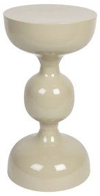 Kovový okrúhly odkladací stolík ø 31 cm Lars – White Label