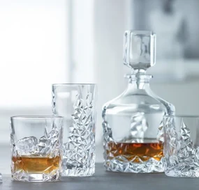 Nachtmann whisky set Sculpture 1+2