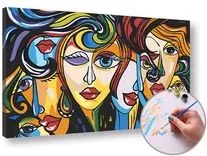 Maľovanie podľa čísel ŽENY – nízka náročnosť