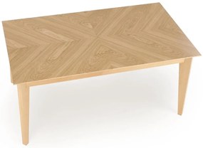 Rozkladací jedálenský stôl Edmondo I 160/240 cm dub prírodný/buk