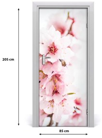 Fototapeta samolepiace kvety mandľovníky 85x205 cm