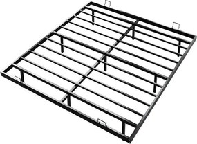 Dizajnová posteľ 180 x 200 čierna s LED podsvietením