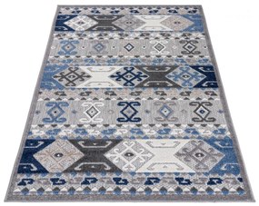 Kusový koberec Aztek sivomodrý 160x229cm