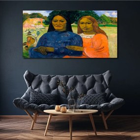 Obraz Canvas Dve ženy Paul Gauguin