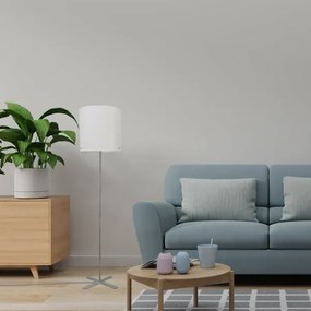Rabalux 74012 - Stojacia lampa IZANDER 1xE27/40W/230V biela/strieborná