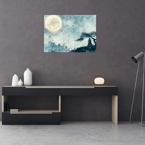 Obraz - Maľba splnu (70x50 cm)