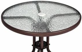 Garthen 35215 Záhradný balkónový set 2 stoličky + sklenený stôl