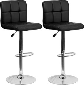 2x Barová stolička Hawaj CL-3232-1 čierna