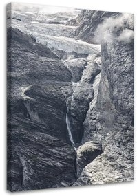 Obraz na plátně Mountain View Rocks Příroda - 60x90 cm