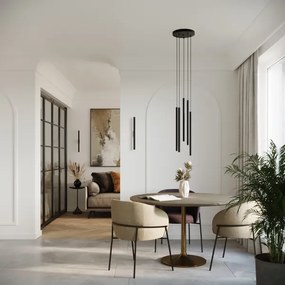 Sollux SL.1178 - Nástenné svietidlo PASTELO 2xG9/8W/230V čierna