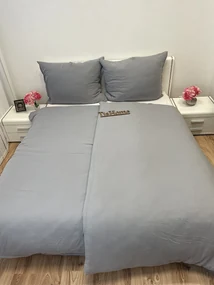 Mušelínové obliečky sivé 140x200cm+90x70cm TiaHome