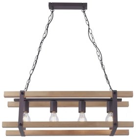 Leuchten Direkt 15684-79 - Luster na reťazi EDITH 4xE27/60W/230V