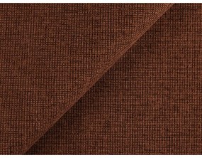 Terakotová rozkladacia rohová pohovka (ľavý roh/s leňoškou) Hale – Makamii