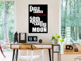 Artgeist Obraz - Moon Landing (1 Part) Vertical Veľkosť: 80x120, Verzia: Premium Print