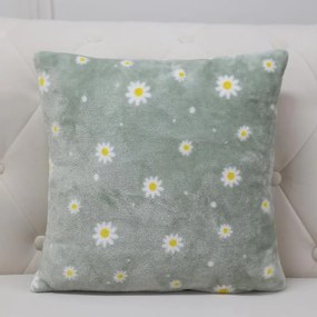 Obliečka na vankúš Margarétka 40x40 cm zelená