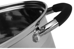 Sada hrncov - strieborná - 12 ks