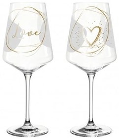 Leonardo Poháre na biele víno PRESENTE " Love " SET/2ks