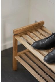Skrinka na topánky z dubového dreva v prírodnej farbe Confetti – Rowico