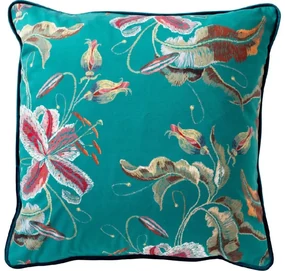 Dekoračný poťah na vankúš FANNY EMERALD 45x45 cm, zelený