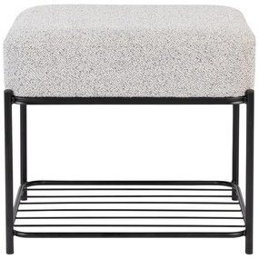 Svetlosivý taburet Milou – White Label