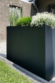 Kvetináč ELEMENTO, sklolaminát, šírka 88 cm, antracit