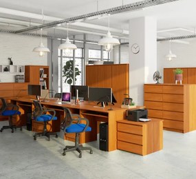 Kancelársky stôl CLP 135 cm olcha