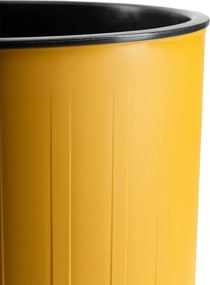 PLASTOVÝ KVETINÁČ STRIPPED 25X42 CM HORČICOVÁ