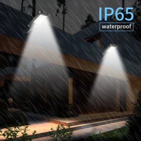 Solárna záhradná LED lampa s pohybovým a súmrakovým senzorom - BK-120-B-6COB