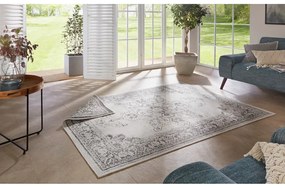 Sivo-krémový vonkajší koberec NORTHRUGS Borbon, 160 x 230 cm