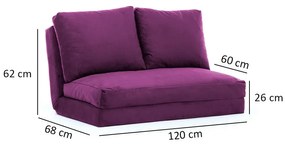 Rozkladacia pohovka Taida Purple