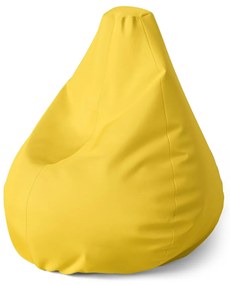 Sablio Sedací vak Pear Žltá 3 - 70 x 95 x 15 cm