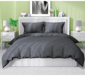 Povlečení z mikrovlákna SATYN 005 160x200 cm + 2x 70x80 cm černé