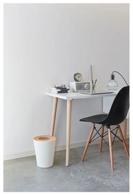 Biely odpadkový kôš YAMAZAKI Rin Round