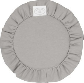 Mini podložka s volánom svetlo šedá