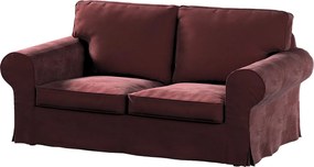 Poťah na sedačku Ektorp (rozkladacia, pre 2 osoby) STARÝ MODEL farba produktu červená látka lesklá, zamatová