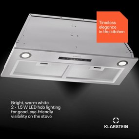 Klarstein Paolo 72 vstavaný Digestor 72 cm 520 m³/h LED Touch A++