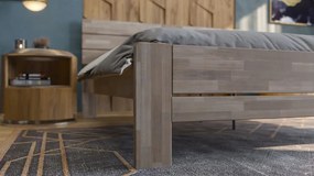 Posteľ Lina 180x200 cm, šedý buk