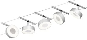 Paulmann 94475 - SADA 5xLED/5W Bodové svietidlo CIRCLE 230V matný chróm