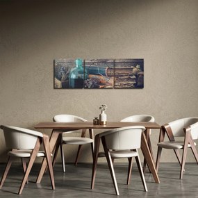 Obraz - Stolík apatykárky (s hodinami) (90x30 cm)
