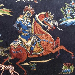 Koberec Exkluzívny Qum Silk 10 modrý