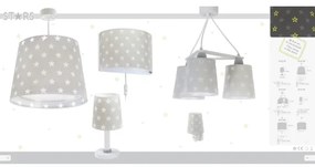 Dalber D-81211E - Detská lampička STARS 1xE14/40W/230V