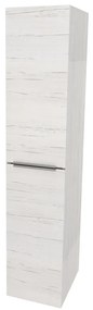 Mereo, Mereo Mailo, kúpeľňová skrinka vysoká 170 cm, chróm madlo, Multidecor, Pino Aurélio, MER-CN594LPPINO