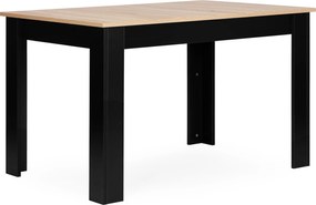 Jídelní stůl Rascals 120 cm dub sonoma/černý