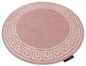 Okrúhly koberec HAMPTON Grecos,  Grécky  ružový
