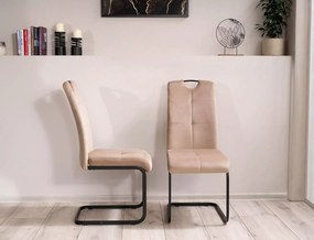 SI Stolička Axo Velvet béžová