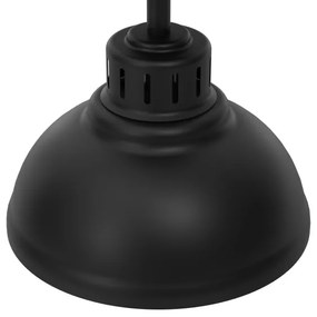 Prisadený luster SVEN 1xE27/15W/230V čierna/zlatá