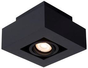 Lucide 09119/06/30 XIRAX - Stropné bodové osvetlenie - LED Stmievanie do teplej farby - GU10 - 1x5W 2200K / 3000K - Čierne