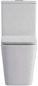 CERANO - WC kombi Bruno, Rimless + UF sedátko - biela lesklá, CER-CER-538765