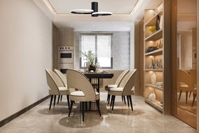 Toolight Toolight, LED stropné svietidlo 22W APP1401-CW, čierna, OSW-00959